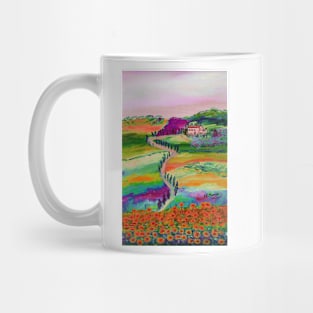 Tuscan countryside Mug